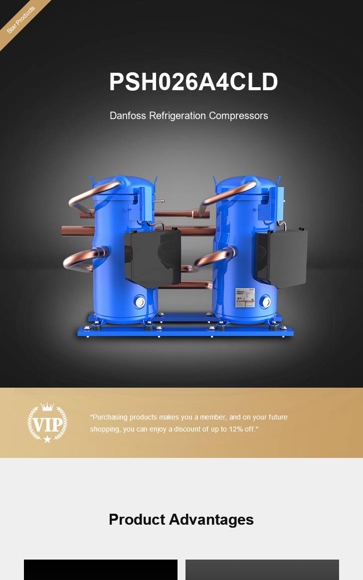 Danfoss Compressor PSH026A4CLD, technical parameters pdf, structure diagram